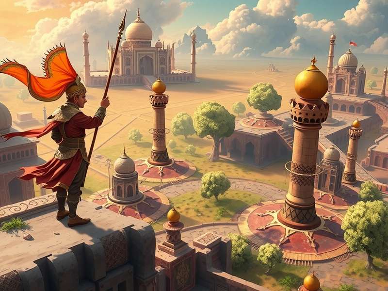 Concept art for future Bicholim Sultans Indian expansions